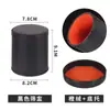 Copo Peneira de Couro Copo de Dados Espessado Suporte de Dados Impressão de Logotipo Mudo Silencioso Silencioso Conjunto de Copos Coloridos Criativo Top de Linha