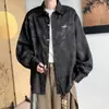 Nuevo Traje Chino Zhongshan Camisa Estampada con Patrón de Dragón Estilo Chino para Hombre Manga Larga Casual Holgada Shopper Chaqueta Camisa Traje Tang