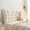 Almofada de cabeceira travesseiro de quarto duplo ins encosto de cama tatami almofada macia dormitório sofá anti travessia de fronteira atacado