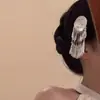 Nuevo Estilo Chino Plata Miao Borla Carrillón Pinza para el Cabello de Gama Alta Exquisita Pinza de Estilo Étnico Pinza Lateral Adorno para la Cabeza Accesorios para el Cabello para Mujeres