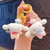 Chaveiro Criativo de Gatinho KT Chefe Flocado Desenho Animado Pingente de Bolsa Fofo Chaveiro de Carro Presente Atacado