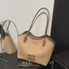Comercio Exterior 2025 Nueva Bolsa Grande de Gran Capacidad Simple para Axila Bolso Cruzado Simple para Estudiantes Universitarias Bolso de Hombro Bolso Tote de Trabajo
