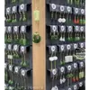 Estante para Joyas Vivo Manual Eléctrico Automático Giratorio Pendiente de Oreja Colgante de Oreja Estante de Exhibición Acrílico Estilo Girly Qimaitaibao