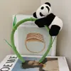 Nova Faixa de Cabeça de Panda de Luxo para Crianças e Adultos, Faixa de Cabelo de Pelúcia para Meninas, Presilha de Cabelo para Lavar o Rosto, Atacado