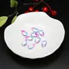 Cinco Pingentes de Vidro em Forma de Gota d'Água de Tamanho Médio Contas Soltas Acessórios para Brincos, Pentes, Pulseiras DIY Venda Direta da Fábrica Atacado