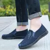 Zapatos de Hombre Casuales de una Sola Capa Slip-on Zapatos Doug Suela Suave Transpirable Zapatos de Trabajo Zapatos de Lona de Caña Baja para Hombre Zapatos de Hombre