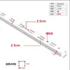 Yi Biao AA Post Poste de Escalera de Acero Inoxidable Gancho para Estante Soporte de Exhibición de Ropa Accesorios para Tienda de Ropa Poste de Montaje a Pared de Barra de Acero AA