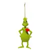 Decoración Navideña de Árbol 2D Transfronteriza Colgante Acrílico Grinch Adorno para Espejo Retrovisor de Coche Encanto para Mochila