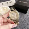 Entrega Directa de Fábrica de Relojes, Reloj Redondo de Moda para Mujer con Signo de Interrogación Triangular, Reloj de Pulsera para Mujer Ligero y Elegante de Lujo, Reloj para Dama