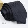 Corbata de poliéster para hombre, estilo formal, para boda, fiesta, a rayas, 8 cm, disponible al por mayor.