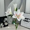 Flores Artificiais com Toque de Luxo, Lírios Perfumados Realistas, Lírios Realistas para Decoração de Casamento e Hotel, Flores Artificiais, Flores Artificiais