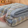 Cobertor de ar condicionado de verão japonês para crianças dormitório de estudantes colcha fresca de verão único duplo colcha de presente de verão colcha atacado