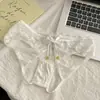 "Encanta llevar, encanta quitarse" bragas sexys y seductoras de encaje para mujer, caladas con detalle de lazo, entrepierna abierta, tanga de tiro bajo