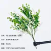 Manos de plantas verdes artificiales para proyectos de decoración suave de habitaciones modelo de casa de huéspedes y hotel, decoración de pared de fondo, césped artificial al por mayor