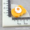 Bolo pão comida brincar resina acessórios caseiro creme cola DIY material miniatura casa de boneca decoração ornamentos atacado