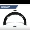 Juego de 4 guardabarros adecuado para Honda Civic / Chevrolet Corvette C3/C4/C5