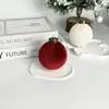 Bolas de Veludo Populares Bolas de Natal Bolas de Natal de Veludo Bolas de Natal de Veludo Escuro Decoração de Veludo de Natal da Amazon
