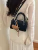 2026 Nuevo Bolso Boston con Estampado de Leopardo para Mujer Estilo Retro Diario Bolso de Mano de Nicho Bolso de Hombro Bolso Cruzado Versátil