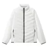 Nueva Chaqueta de Algodón con Relleno de Plumas Gruesa para Hombre Abrigo Cálido de Algodón Acolchado de Algodón con Puños