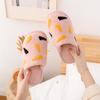 2025 Nuevas Pantuflas de Algodón de Terciopelo Teddy para Pareja Zapatos de Confinamiento en Casa para Mujer Pantuflas Cálidas de Invierno Rellenas para Casa Venta al por Mayor para Hombre