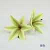 Flor de Lirio de Seda Artificial 3D 14cm Pasador de Lirio Tocado de Performance Disfraz DIY Flor de Mesa de Boda Pared de Fondo