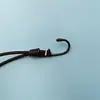 Cuerda Gancho para Tienda de Campaña Exterior 20cm Lona de Camping Estaca de Suelo Fijación Cuerda Elástica de Atado Gancho de Cuerda Elástica
