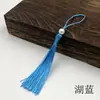 Punta con Borla con Perlas de Simulación Accesorios Hechos a Mano diy Material Punta Colgante Borla para Ropa Estilo Chino
