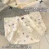 Ropa interior de algodón puro para niñas, Bragas cómodas de algodón 10A antibacterianas de tiro medio con entrepierna extendida, talla grande, para niñas jóvenes