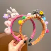 Diadema de Tejido de Lana para Niños Muñeco de Tela Perro de Nariz Larga Diadema para Niña No Aprieta la Cabeza y No Presiona el Cabello Accesorio para la Cabeza de Niña