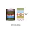 SDRT251208 Serie Pudín de Gelatina Set de Cinta Washi 10 Rollos es un producto transfronterizo