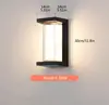Luz de Pared Led para Exteriores Impermeable Minimalista Moderna Luz para Pared Exterior Jardín Doble PC Alto Brillo Resistente a la Humedad