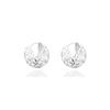 Aretes de Hebilla para Oreja de Diseño Nicho Estilo Japonés y Coreano Flor Tallada Hielo Picado Bola Flash Dulce Cool Viajero Retro Combinan con Todo
