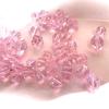 Novas contas de cristal de distribuição aleatória várias contas soltas novo estilo rosa roxo tamanho joia presente frete grátis