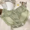 Nicho de Satén Francés ~ Pequeño V Sexy Braguitas de Encaje Crema de Algodón con Entrepierna Ropa Interior para Niñas Cintura Baja