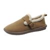 Zapatos de Estudiante Femeninos Boken Nuevos de Ins Súper Populares Versátiles para el Festival de Primavera de 2025 Retro de Una Pierna Suela Suave Antideslizantes Cálidos