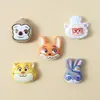 Dibujos animados Zootopia 2 Judy Nick Zorro DIY Resina Accesorios Pequeños Pasador Hecho a Mano Diadema Llavero Material