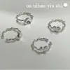 Pendientes de Clip para Oreja Ounihan de Plata de Ley S925 con Forma de Corazón Trenzado para Mujeres Sin Perforaciones, Diseño de Alta Gama, Pendientes Versátiles Estilo Ins