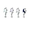 Accesorios para Uñas DIY Modelo Nuevo Transfronterizo Moca Luna Salpicadura Cielo Estrellado Luna Soñadora Luz de Agua Clara Colgante Simple Versátil