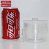 Spot atacado 85 calibre plástico transparente garrafa nozes grãos lanches mel frasco selado frasco de armazenamento de boca larga