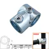 46120/25/32mm Conexões para Tubos de Aço Ferro Fundido Fixação Sem Solda Tubo de Aço Galvanizado Padrão Nacional Guarda-corpo