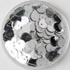 Lentejuelas con Agujero en el Borde de 6 mm Lentejuelas Hechas a Mano para Manualidades Cuentas para Niños Zapatos y Sombreros Ropa de Baile Vestido de Novia Accesorios de Danza del Vientre