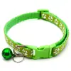 Fivela de cor de pata de cachorro multicolorida coleira para cachorro decoração de pescoço de cachorro fivela de plástico coleira de gato acessórios de tração anti-perda