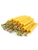 Peixe Amarelo Ultra-Pequeno Dourado Tubo de Expansão de Plástico Parafuso de Expansão Plugue de Borracha Parafuso Conjunto de Parafusos Autoatarraxantes 6 8 10 12mm