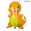 Balão de Filme de Alumínio Bola de Bolso Pokemon Pikachu Charmander Squirtle Bulbasaur Balão