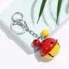 Llavero de Campana Bicolor de Caramelo Colores Contrastantes Colgante de Muñeca de Metal Accesorios para Bolsos Soporte Regalo para Parejas