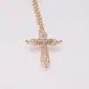 Colar unissex transfronteiriço com pingente de diamante completo simples europeu e americano Pingente Joker Corrente clavicular Joias para atacado