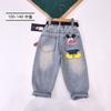 Pantalones vaqueros para niños de primavera y otoño de venta caliente, lote directo de fabricantes de ropa para niños, pantalones para niños de primavera y otoño, jeans para bebé a la moda