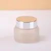 Botella de Vidrio Transparente con Hombro Inclinado para Crema Botella Portátil Dispensadora de Crema Facial Botella de Muestra para Viaje Botella Marrón Opaca para Crema de Ojos Transfronterizo