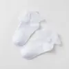 Meias de renda infantis meias para meninas meias de algodão primavera e outono bebê meias de princesa meias curtas de renda branca meias de dança para crianças