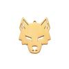 Moda retrô novo punk corte aço titânio dominante cabeça de lobo cabeça de lobo pingente Europeu e Americano Halloween acessórios de aço inoxidável